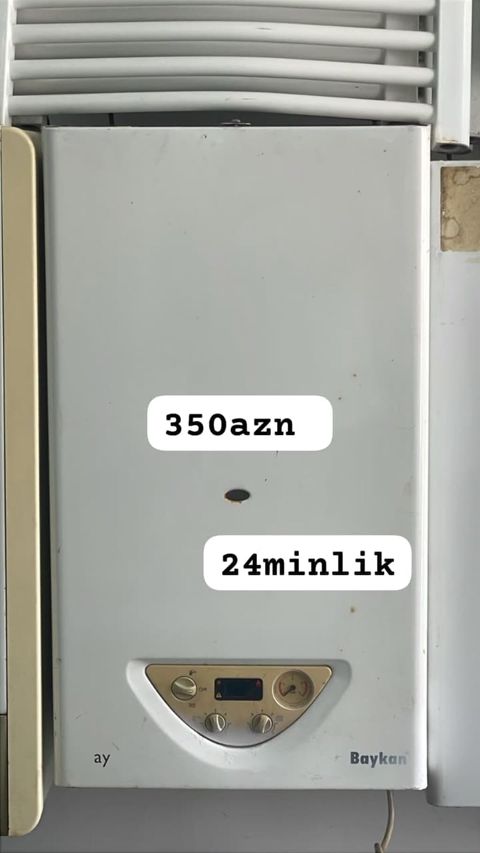 Məhsul: Baykan qaz kombisi - Güc: 24 kW (24 minlik) - İdarəetmə — Bakı