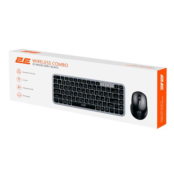 2E MK430WBGR Wireless Keyboard and Mouse — Mallar, Bakı