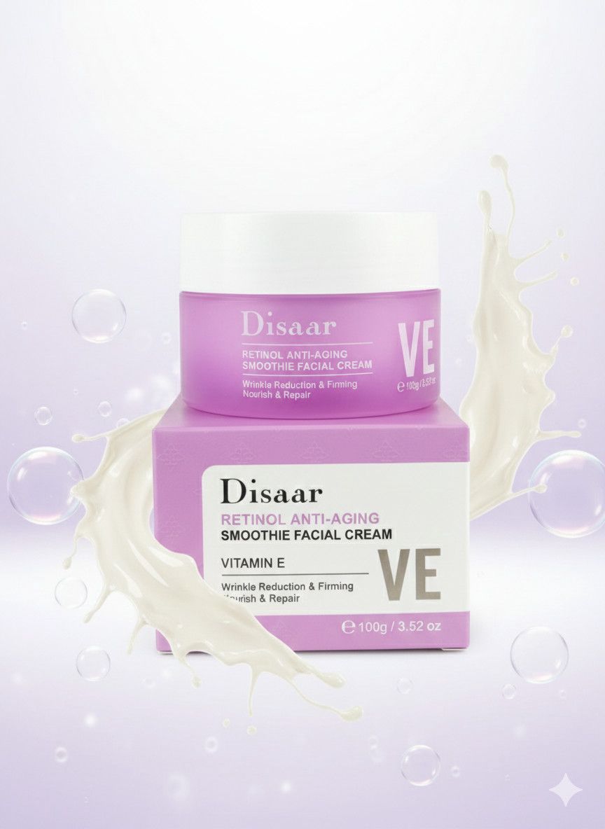 Cavanlaşdırıcı üz kremi Disaar Retinol və E vitamini ilə qırışlara qarşı, 100 q — Mallar, Bakı (2)