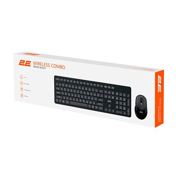 2E MK420 Membrane WL En/uk/ru Black 2E-MK420WB — Mallar, Bakı