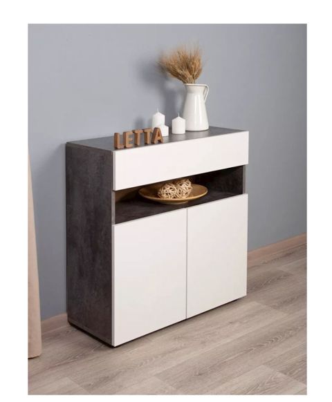 Komod Box up Wh, 80х35х75 sm, Ldsp, boz — Bakı
