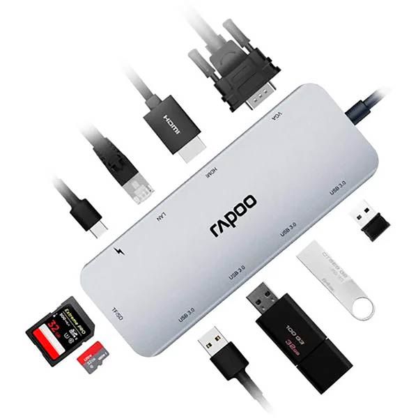 Rapoo XD200 USB C Hub Adapter — Mallar, Bakı