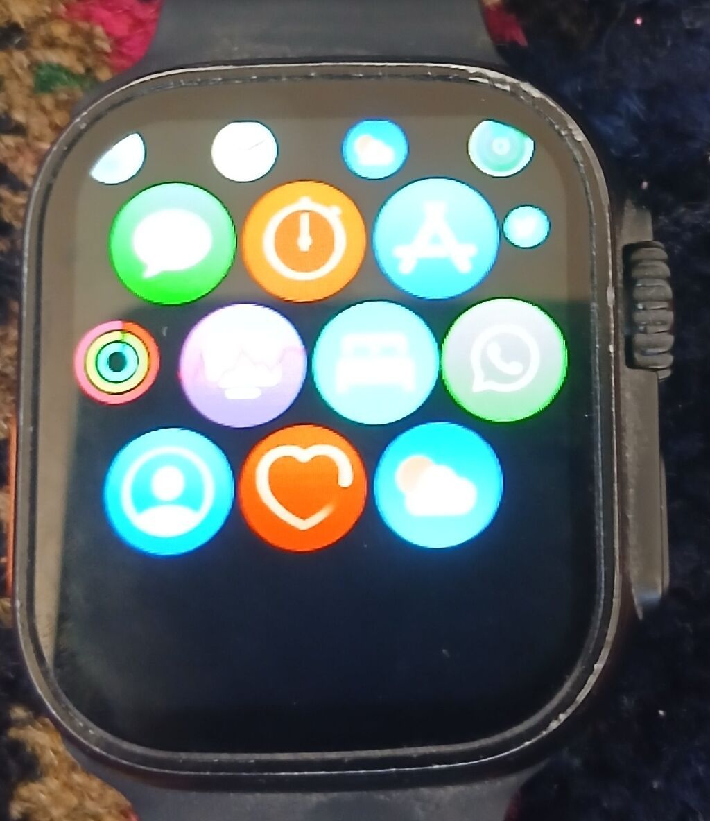 Hiwatch PRO T900 Ultra ağıllı saat Saatın problemi yoxdur,nömrə kartı — Ağıllı saatlar, Digah (10)
