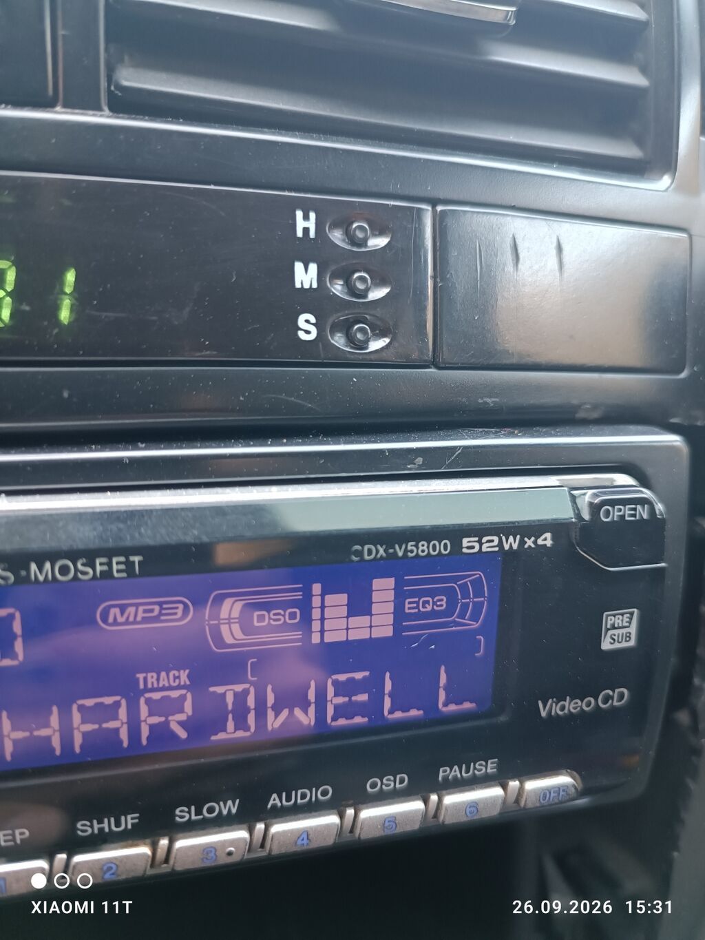 Sony CDX-V5800 avtomobil maqnitolası - Güc: 52W x4 (S-mosfet — Avtomobil akustikası, Bakı (2)