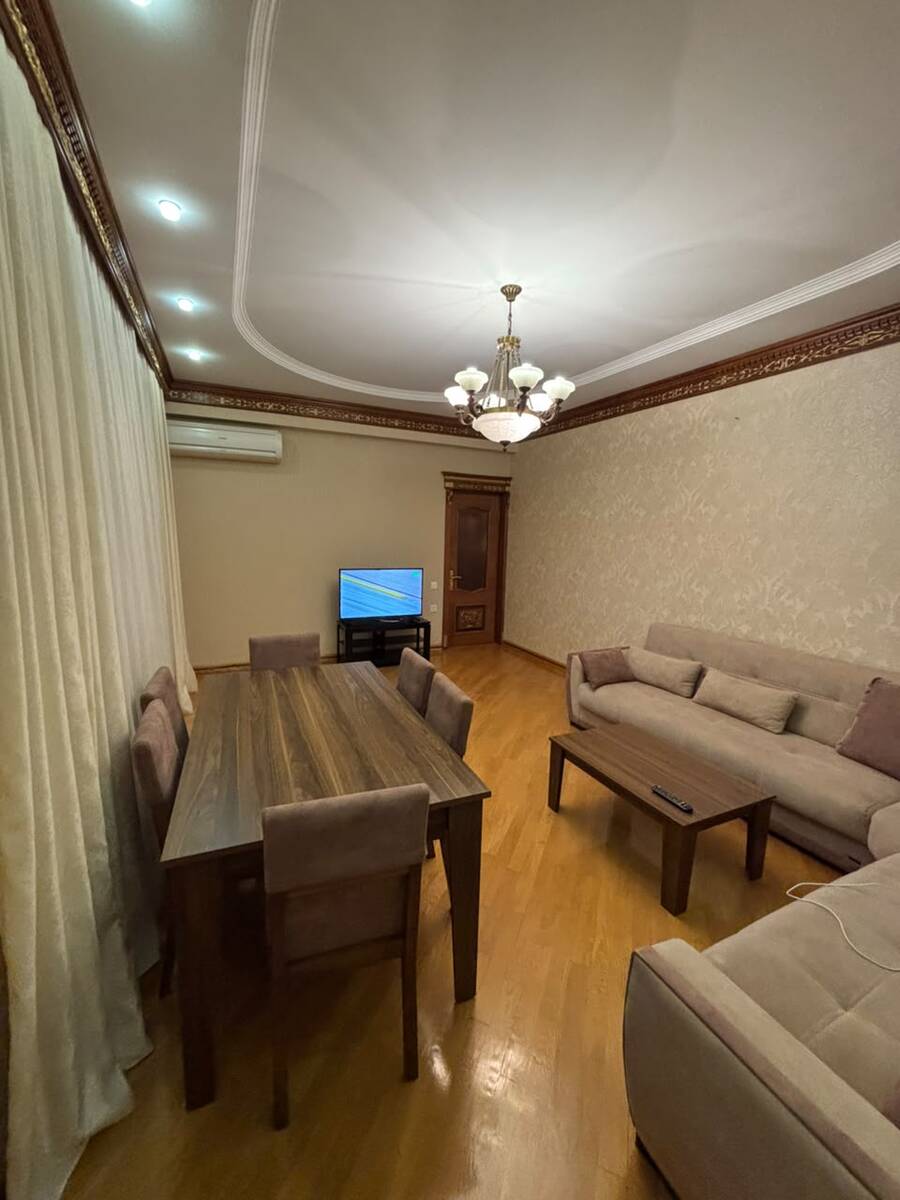 İcarəyə verilir 3 otaqlı yeni tikili 130 m² — Mənzil, Bakı (6)
