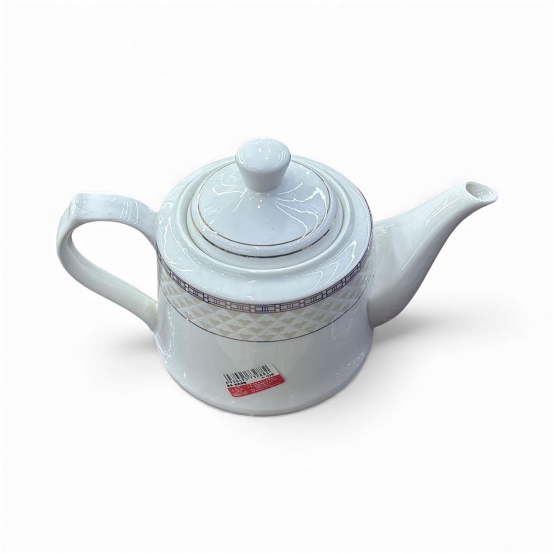 Dəmləmə çaydanı bydp 02, farfor, ağ, 1200 ml — Mallar, Bakı