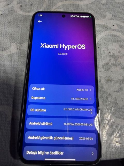 Xiaomi 13, 256 GB, rəng - Ağ, Sensor, Barmaq izi, Simsiz şarj — Bakı