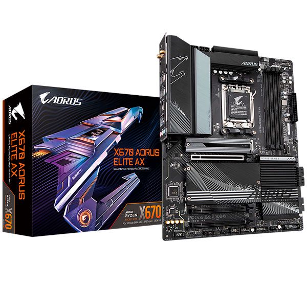 Gigabyte X670 Aorus Elite AX AM5 Motherboard — Mallar, Bakı