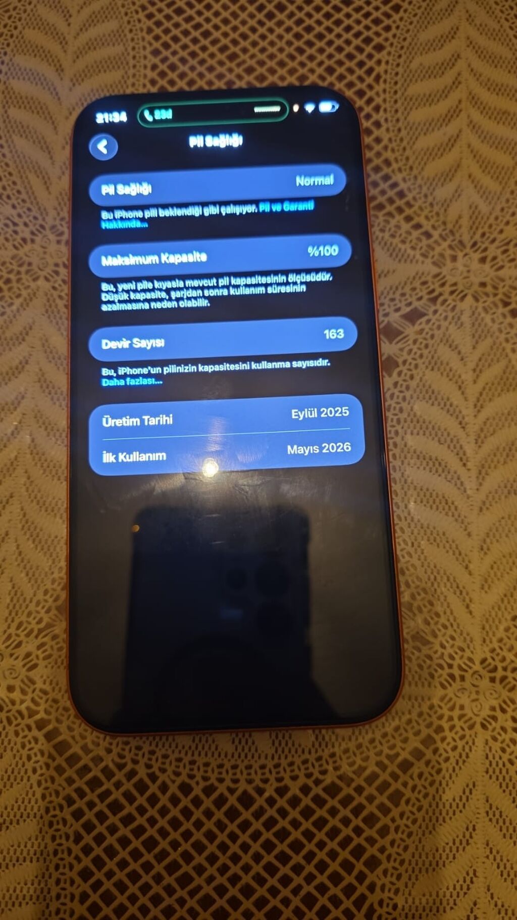 IPhone 17 Pro Max, 256 GB, Narıncı, Face ID — Apple iPhone, Bakı (8)