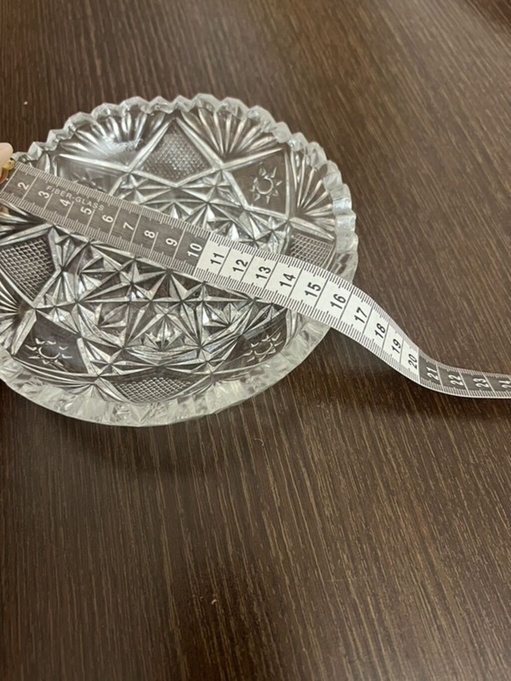 Xrustal kiçik ölçülü şirniyyat qabı — Süfrə qabı, Bakı (3)