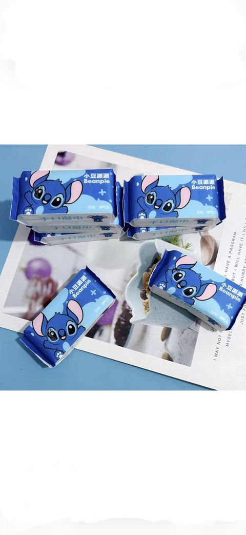 Uşaqlar üçün nəm salfetlər Stich, 8x8 əd — Bakı