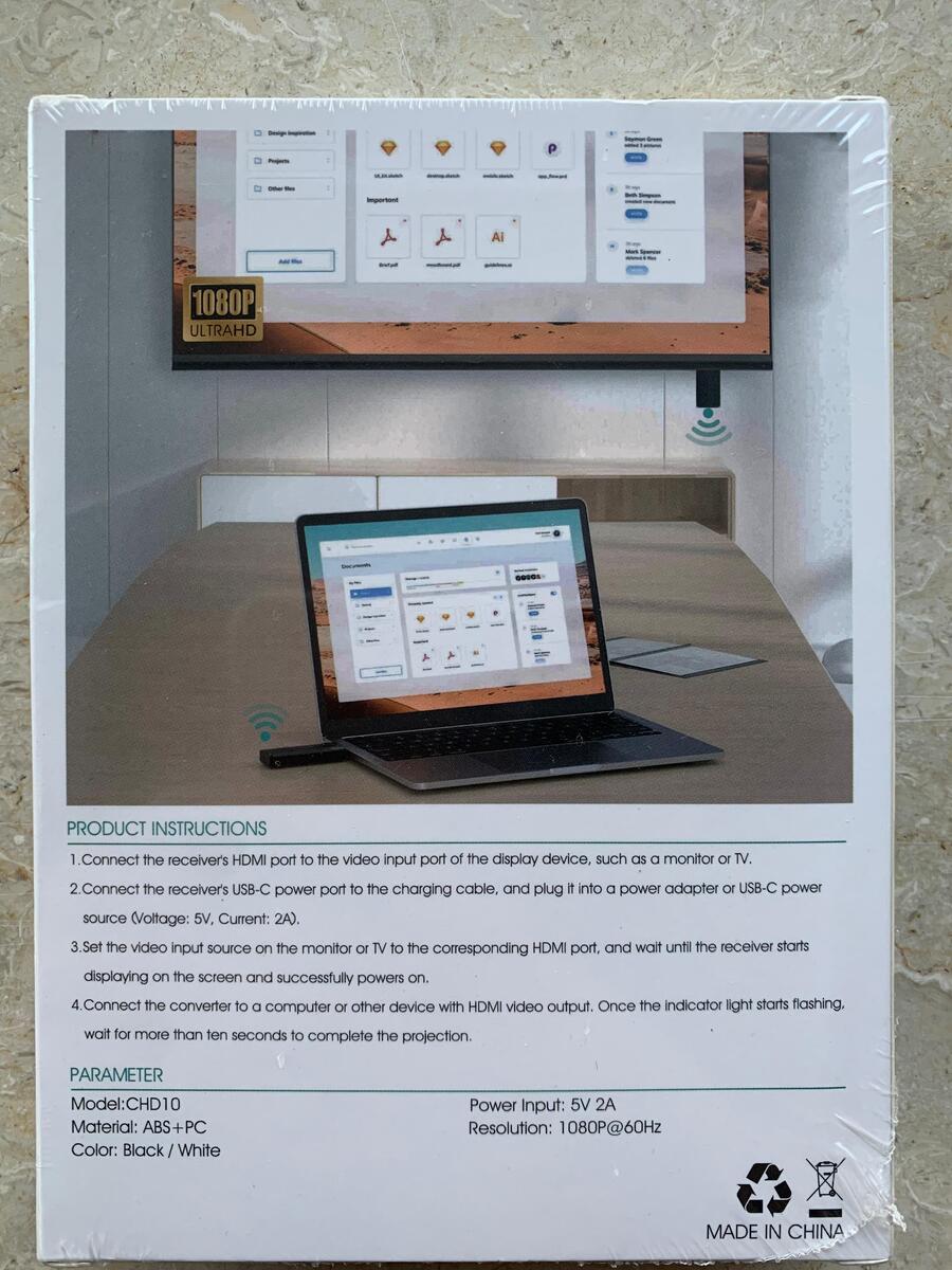 Wireless HDMI Transmitter — Periferik cihazlar, Bakı (3)