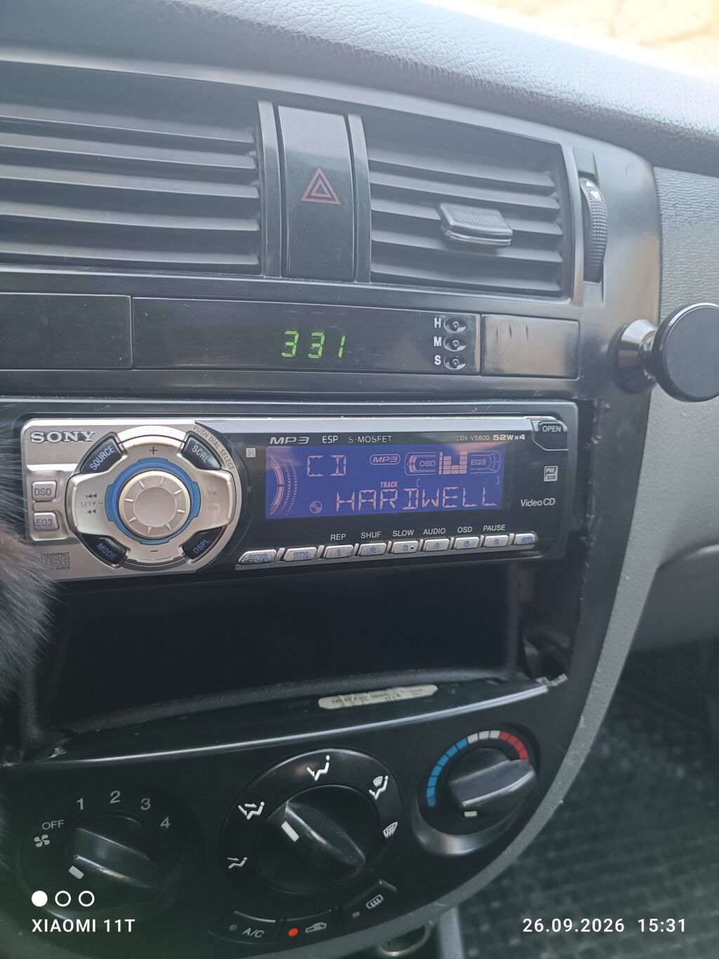 Sony CDX-V5800 avtomobil maqnitolası - Güc: 52W x4 (S-mosfet — Avtomobil akustikası, Bakı