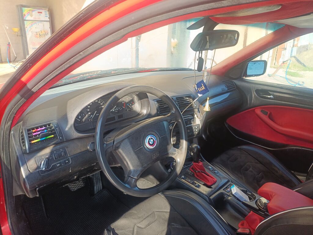 Barter mümkündür BMW 3 Series E46, sedan, qırmızı rəng. - Kuzov: 4 88-CX-596 — Avtomobillər, Xırdalan (3)