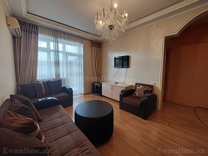 Kirayə verilir 2 otaqlı Mənzil Yeni tikili 60 m² Bakı, Yasamal r., İnşaatçılar m — Bakı