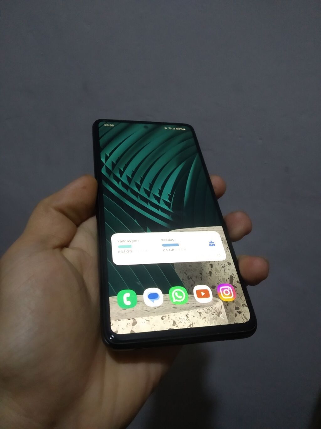 Samsung Galaxy A52s, 128 GB, rəng - Qara, Barmaq izi — Samsung, Bakı