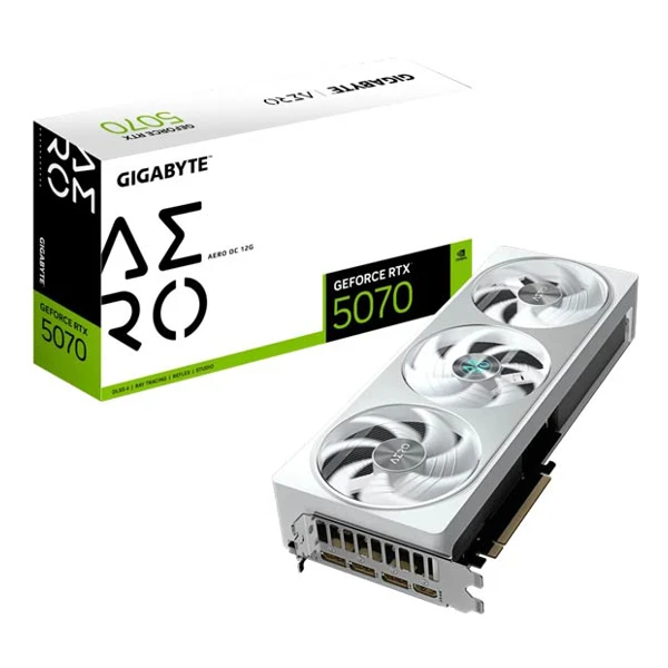 Gigabyte GeForce RTX 5070 Aero OC 12GB White — Mallar, Bakı