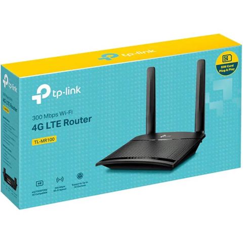 TP-Link TL-MR100 300Mbps Wireless N 4G LTE Router — Bakı