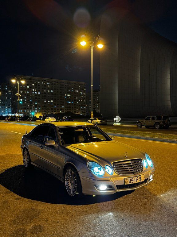 Mercedes E 220, 2.2 L, 2007 il, 264 317 km — Avtomobillər, Bakı (5)