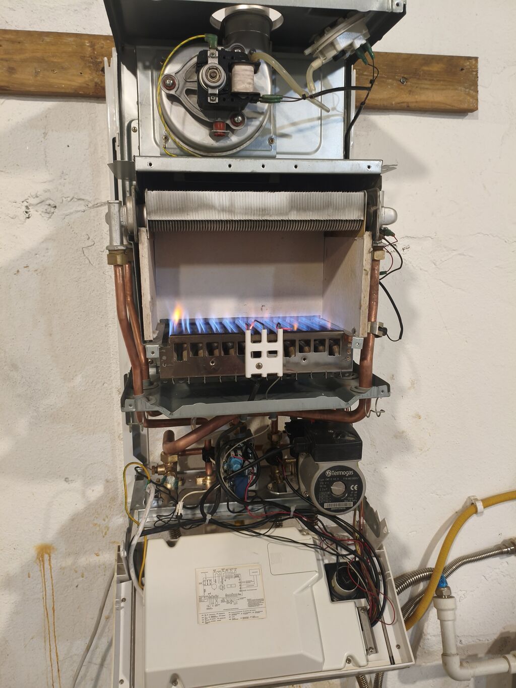 İşlənmiş Kombi Termogas 24 kVt, Ödənişli çatdırılma, Ödənişli quraşdırma, Zəmanətli — Kombilər, Bakı (5)