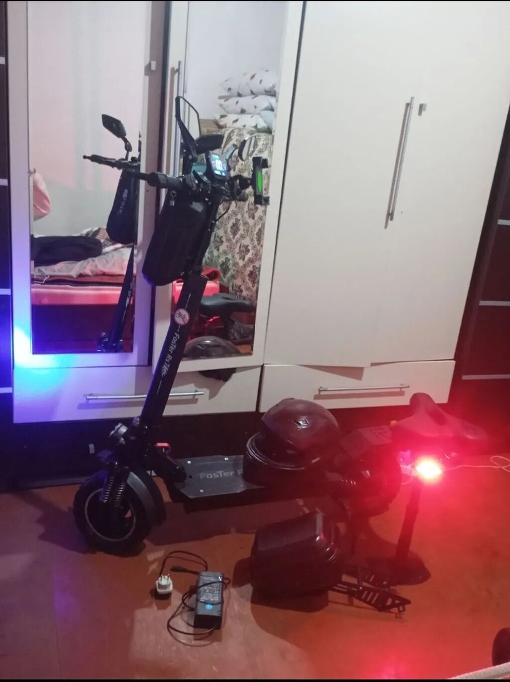Elektrik skuter – FaSTer Rs7 Xüsusiyyətlər: - Güclü elektrik skuter — Skuterlər, Digah (2)