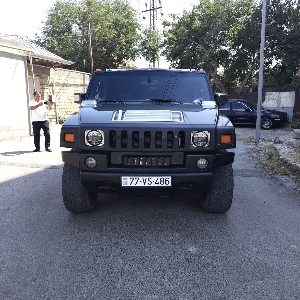 Hummer H2 SUV – ofroud və şəhər üçün güclü və komfortlu model 77-VS-486 — Avtomobillər, Masazır (10)