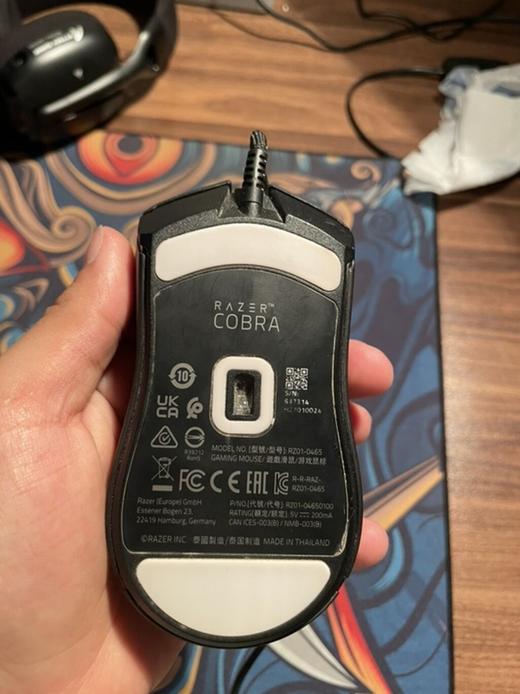 Razer cobra scrollunda cuzi problem var qalan herbirşeyi işlekdir — Klaviaturalar və siçanlar, Bakı (5)