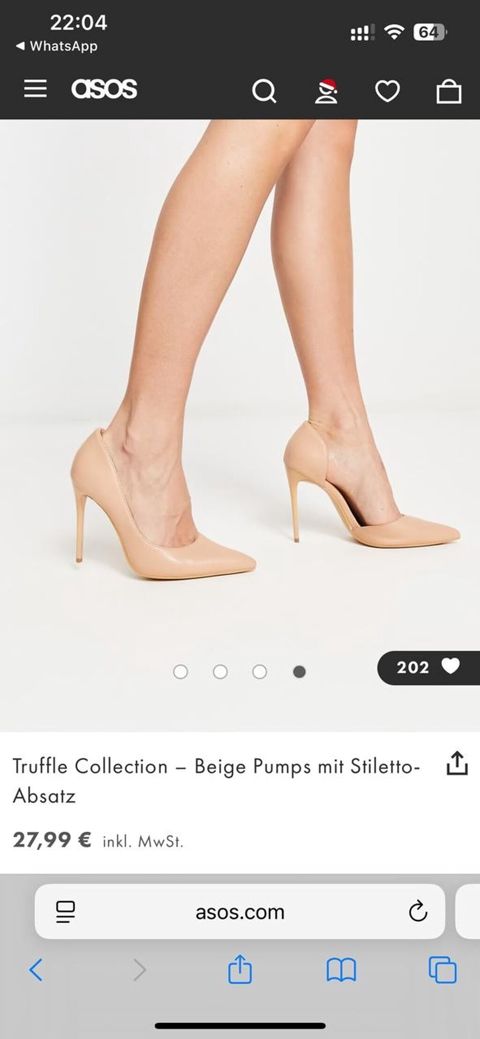 Tuflilər, Asos, Ölçü: 37, rəng - Bej, Yeni — Bakı