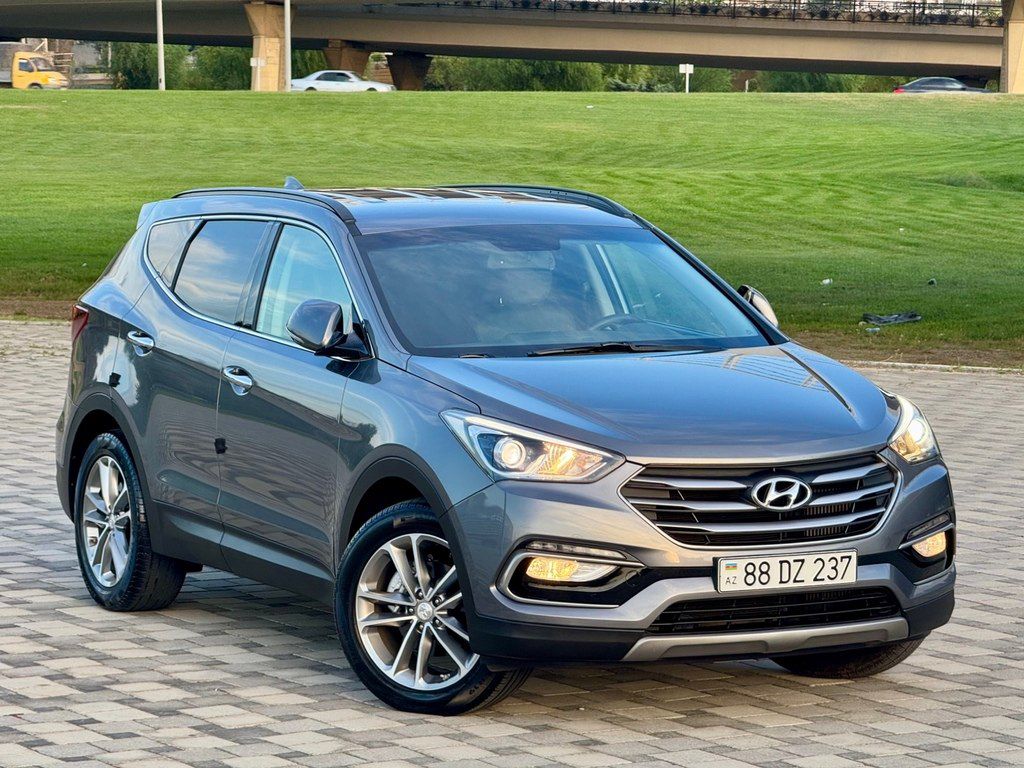 Hyundai Santa Fe, 2.0 L, 2016 il, 177 158 km 88-DZ-237 — Avtomobillər, Bakı (3)