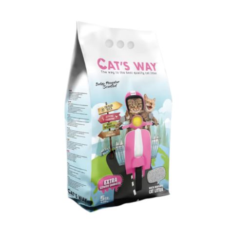 Doldurucu Cats Way Baby Powder Clumping Cat Litter, 5 L — Bakı