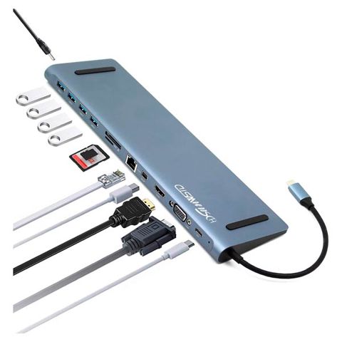 USB C Hub, USB C Adapter 12 in 1 — Bakı