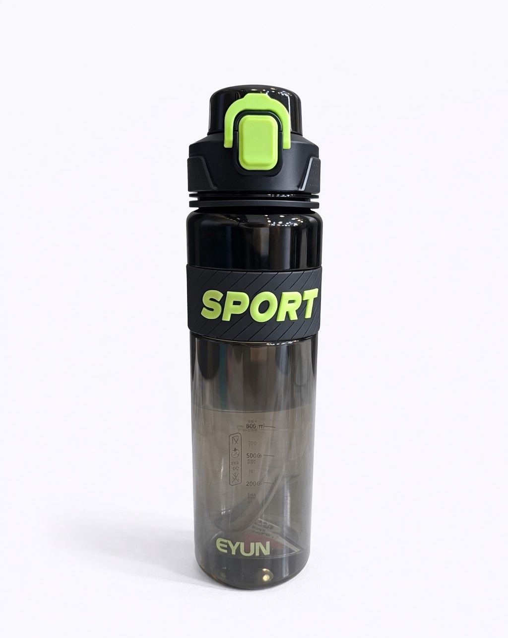 İdman su qabı Sport, 1000 ml, qara/yaşıl — Mallar, Bakı