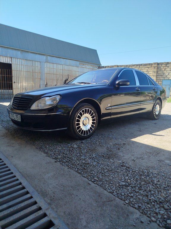 Mercedes S 430, 4.3 L, 2000 il, 400 700 km 77-FL-751 — Avtomobillər, Şəmkir (10)