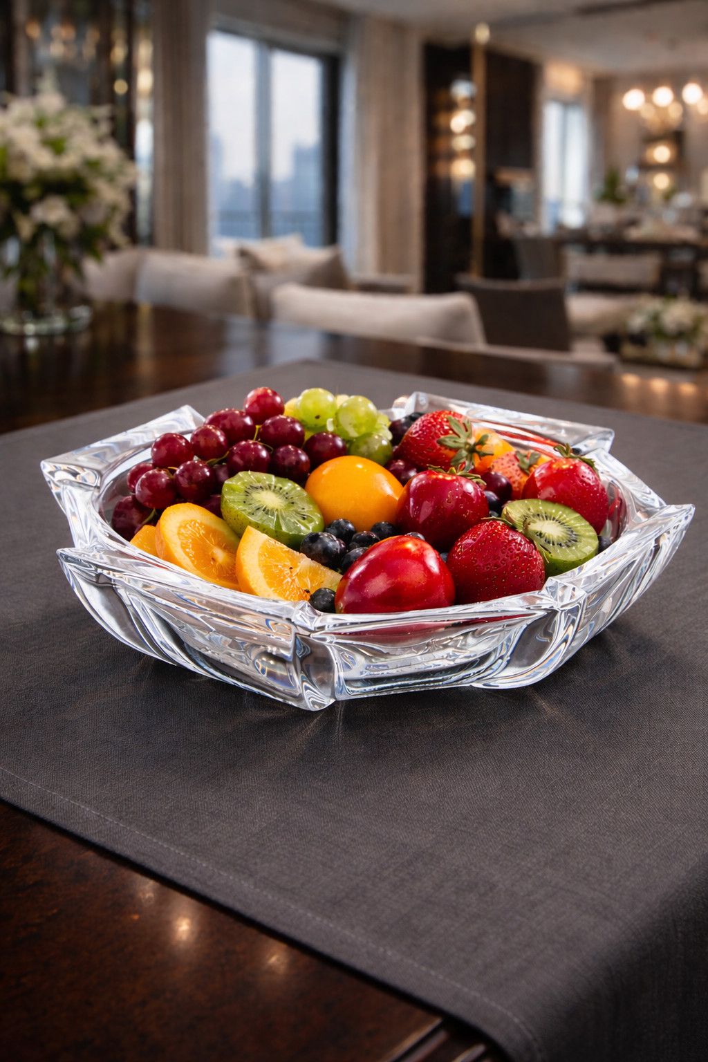 Meyvə qabı Mondo Stage, büllur, şəffaf, 32x7.5 sm — Mallar, Bakı (2)