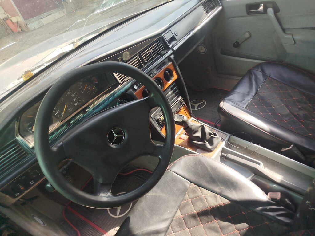 Mercedes 190, 1.8 L, 1991 il, 658 515 km 90-DH-325 — Avtomobillər, Biləsuvar (4)