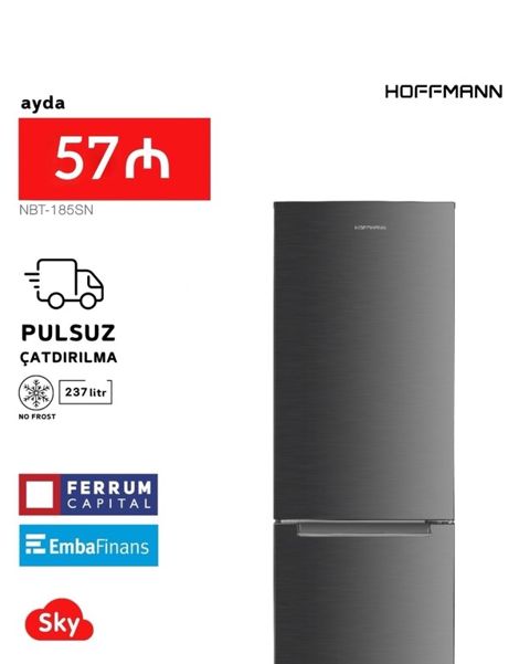 Soyuducu "Hoffmann 185SN No Frost" — Bakı