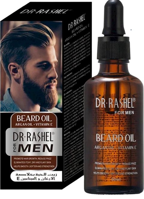 Dr·rashel For Men Beard Oil – Arqan yağı + Vitamin E Məhsul təsviri — Bakı