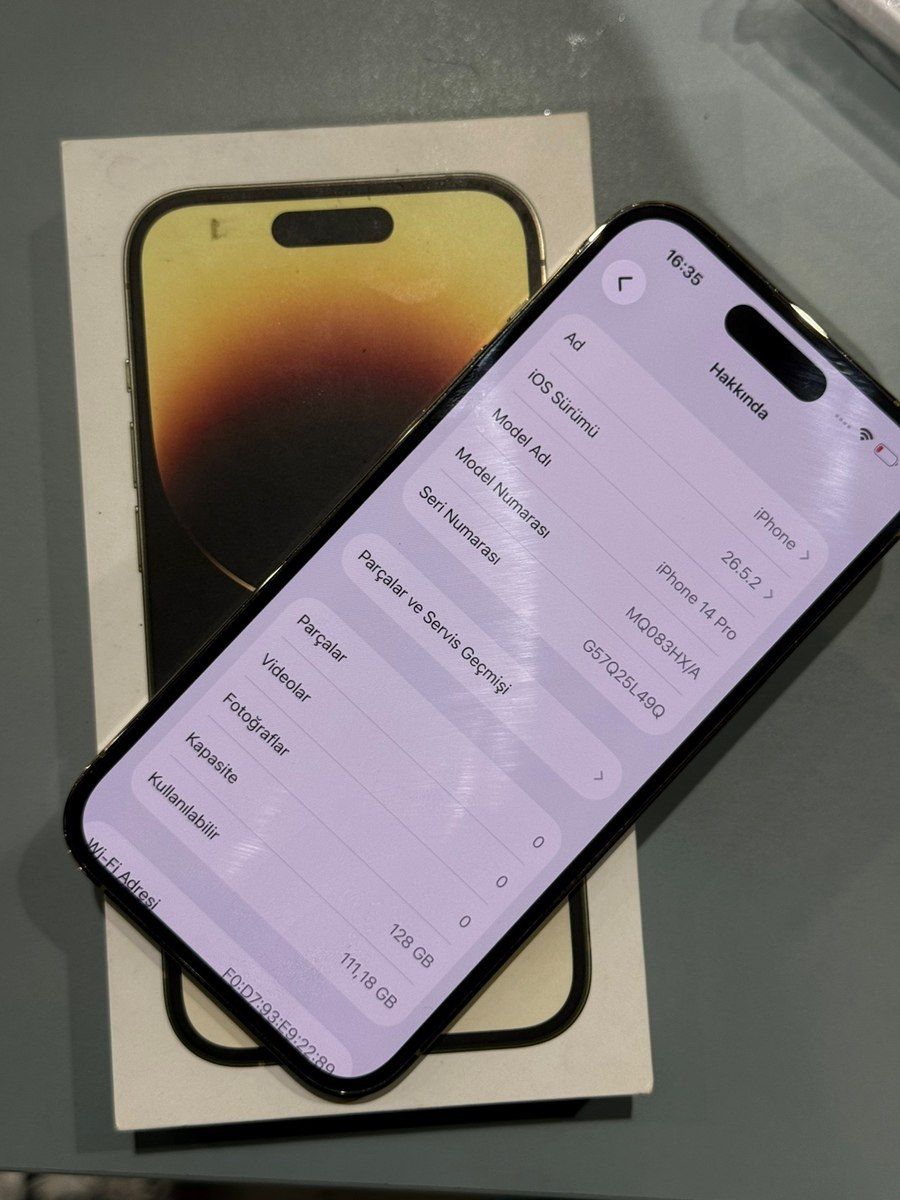 Apple iPhone 14 Pro Gold 128GB/6GB — Smartfonlar, Bakı (3)