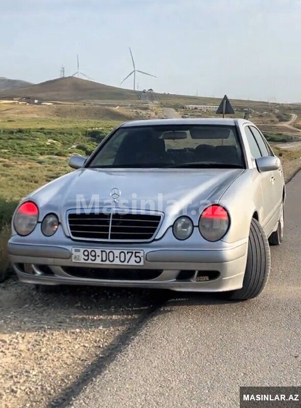 Mercedes W210 E class, 2001 il 99-DO-075 — Avtomobillər, Bakı (2)