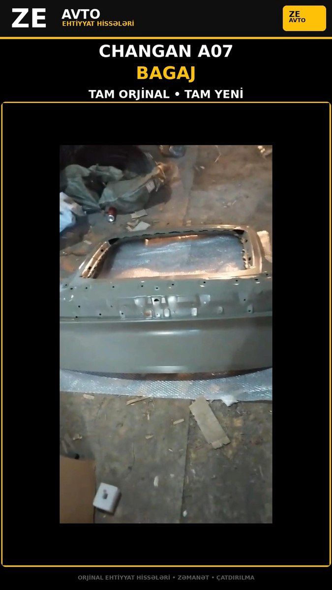 Changan A07 baqajı — Ehtiyat hissələri və aksesuarlar, Bakı