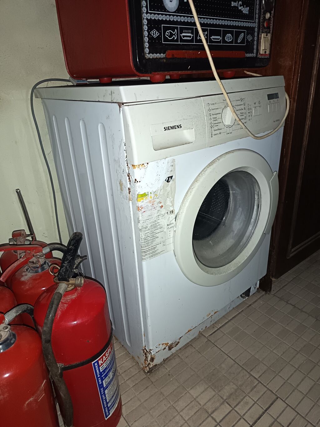 Siemens Paltar yuyan. Normal veziyetde. Barabani islemir — Çamaşır maşınları, Bakı (2)