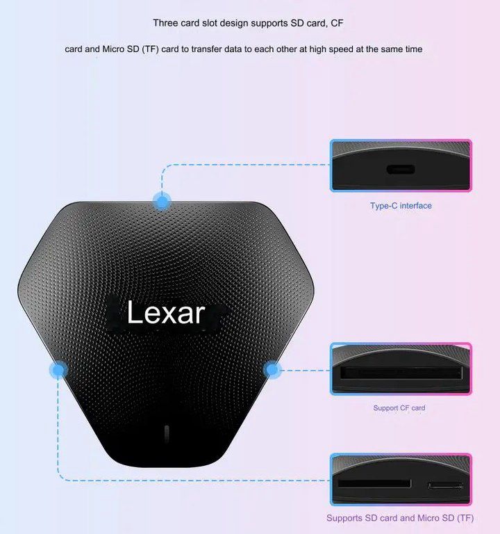 Lexar Professional Card Reader Cf/sd" — Periferik cihazlar, Bakı (7)
