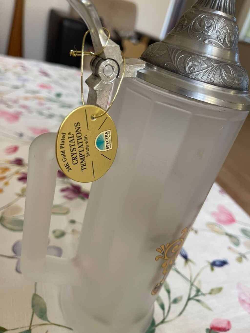 Fincanlar, rəng - Gümüşü, Şüşə, 500 ml, Çexiya — Süfrə qabı, Digah (2)
