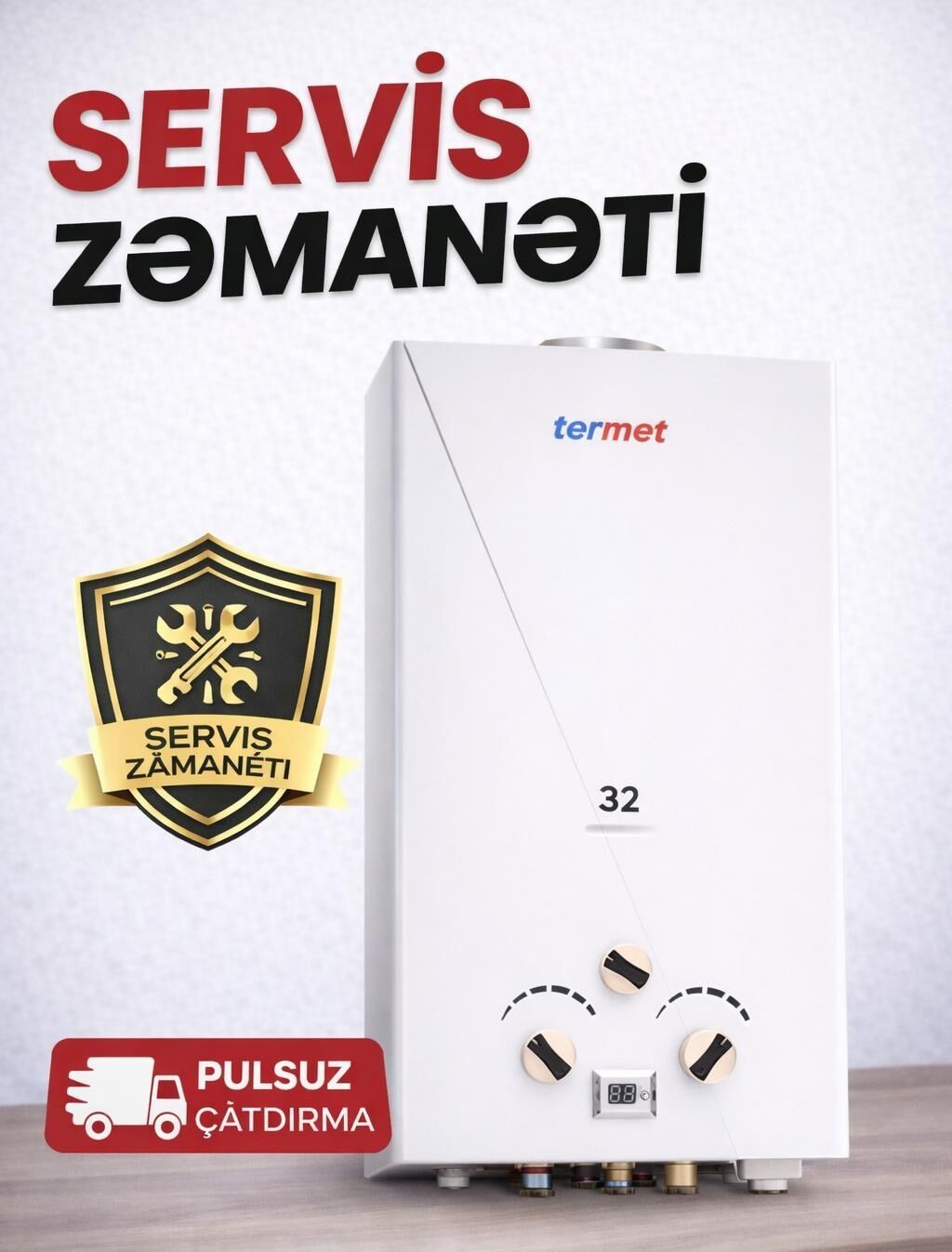 Pitiminutka Yeni, Kredit yoxdur, Rayonlara çatdırılma, Pulsuz çatdırılma — Su qızdırıcılar, Bakı (6)