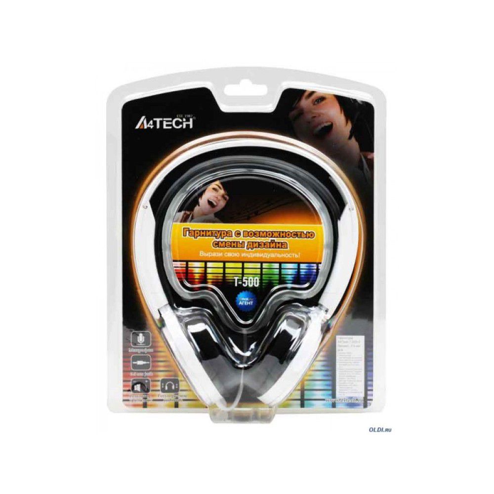 Mikrofonlu Stereo Qulaqcıq A4Tech T-500 — Mallar, Bakı (3)