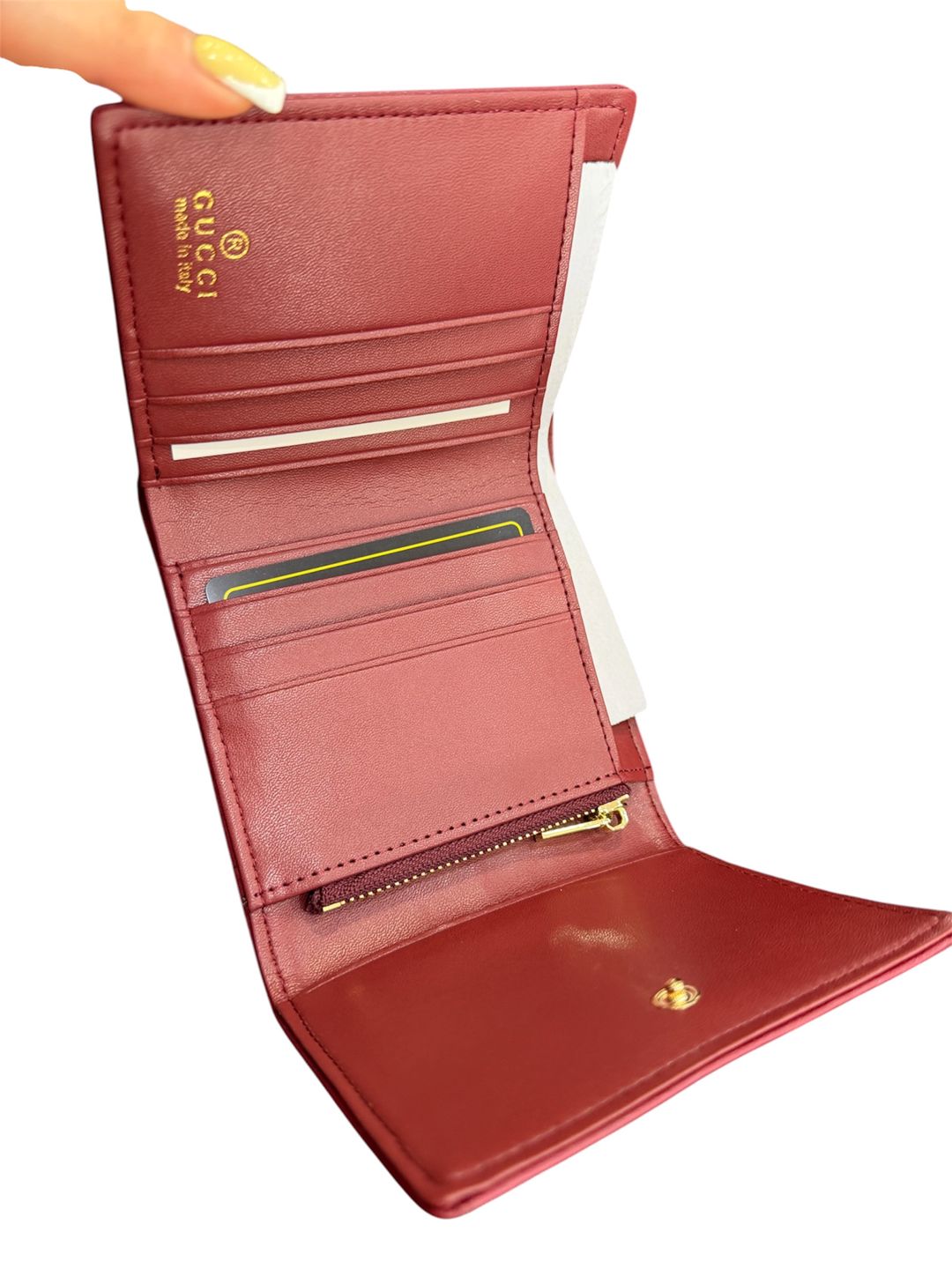 Qadınlar üçün pulqabı S-12, qırmızı, dəri, 10x10 sm — Mallar, Bakı (3)