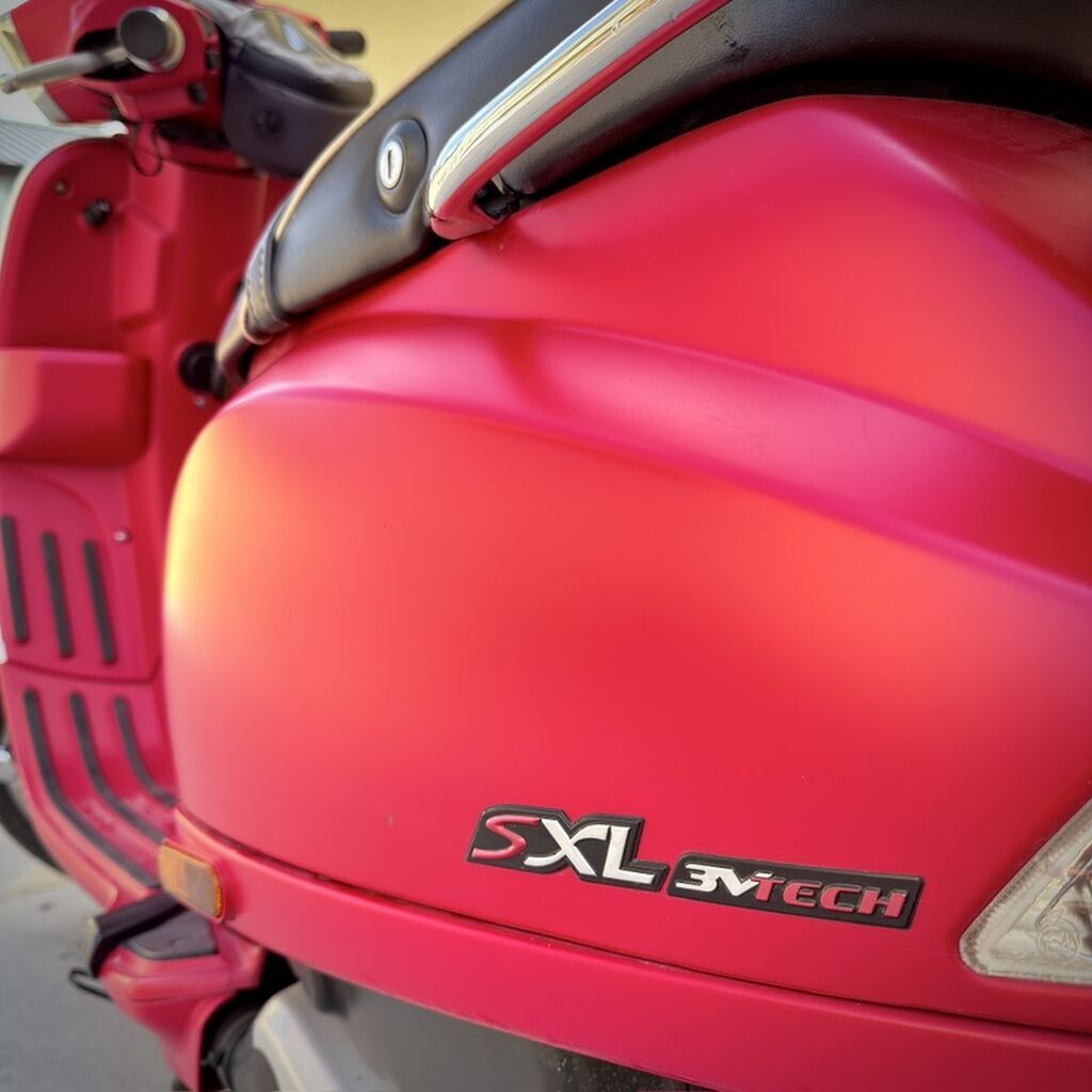 Vespa SXL 125 skuter 2022 8600km - Rəng: mat qırmızı - Mühərrik: 125 — Mopedlər və skuterlər, Bakı (8)