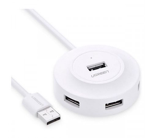 Ugreen CR106 0.25m White USB Hub 20270 — Mallar, Bakı