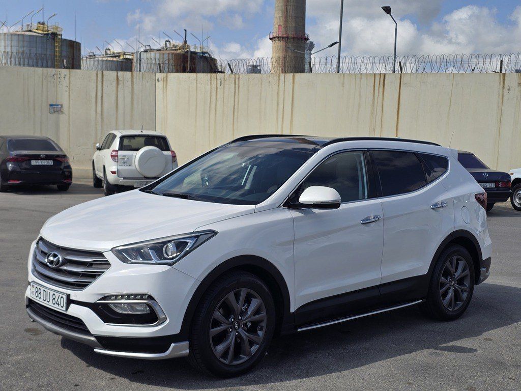 Hyundai Santa Fe, 2.0 L, 2017 il, 166 000 km 88-DU-840 — Avtomobillər, Bakı (3)