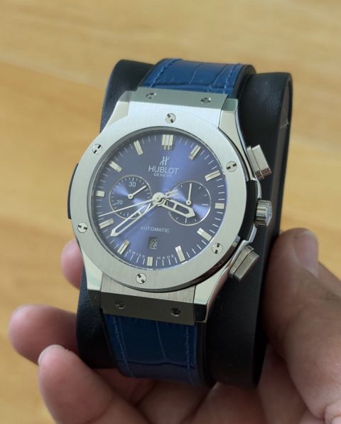 Hublot Fusion Automatic Blue 42mm Titanium qol saatı — Bakı